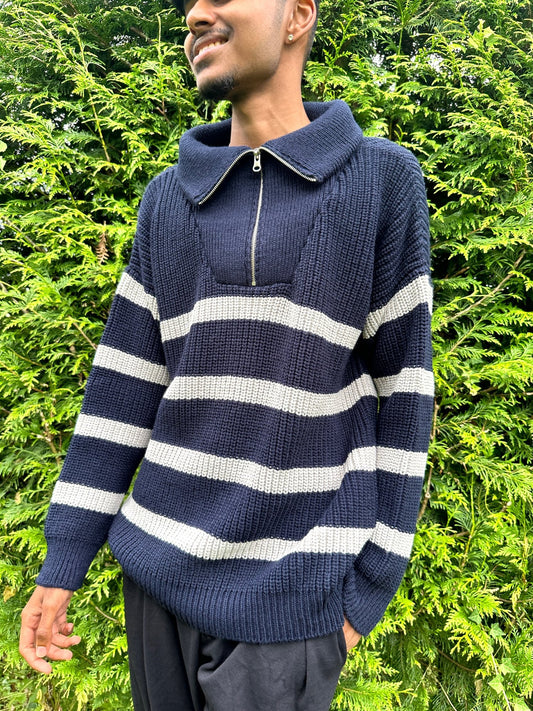 ITSASO JERSEY A RAYAS AZUL