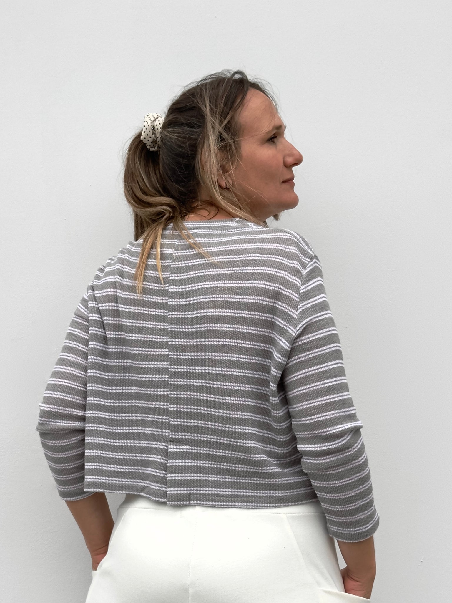 KROP TOP M/ LUZE GRIS MARRADUNA