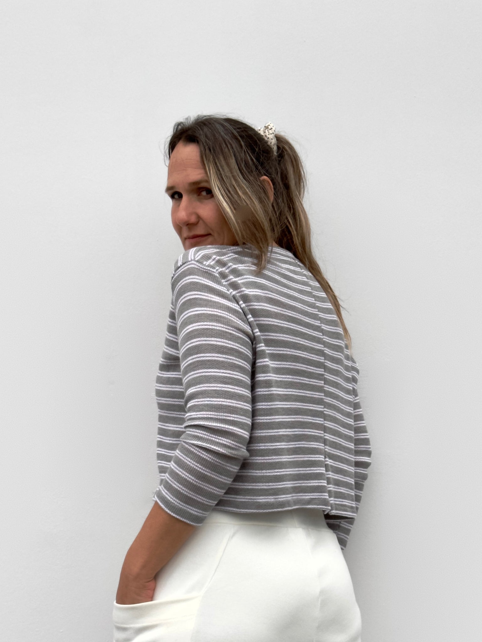 KROP TOP M/ LUZE GRIS MARRADUNA