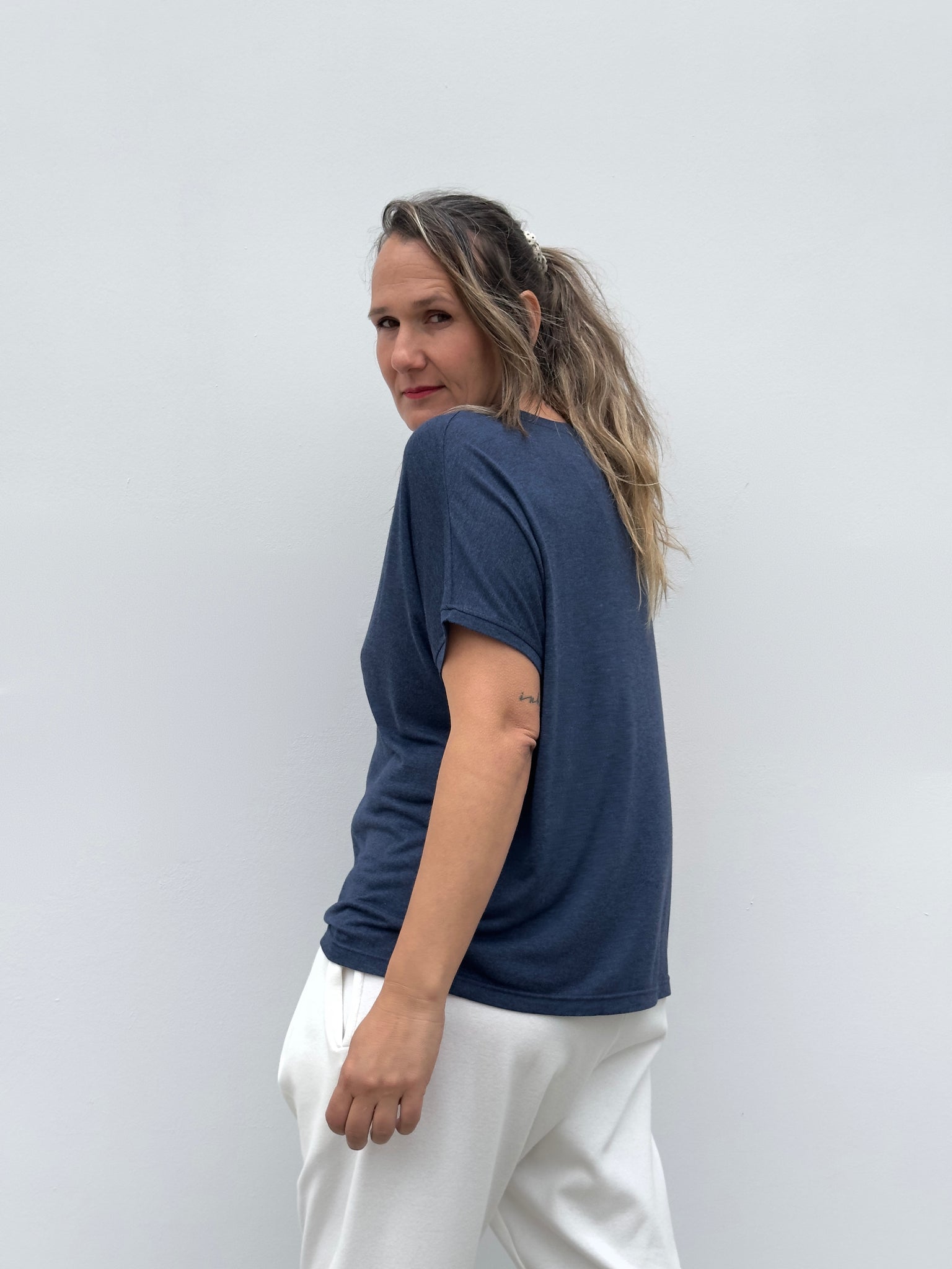 HAIZEA CAMISETA AZUL MORADO