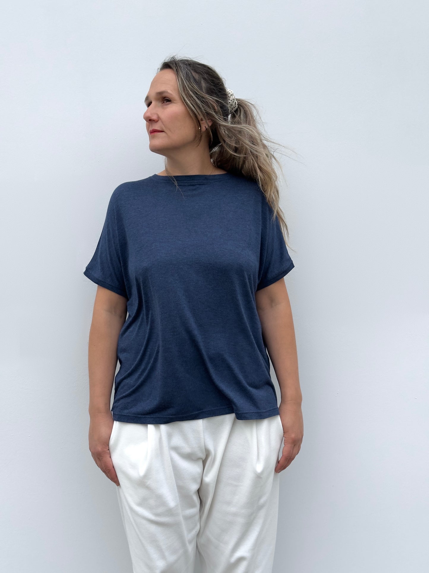 HAIZEA CAMISETA AZUL MORADO