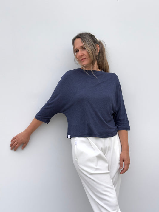 HEGOA KAMISETA URDINA