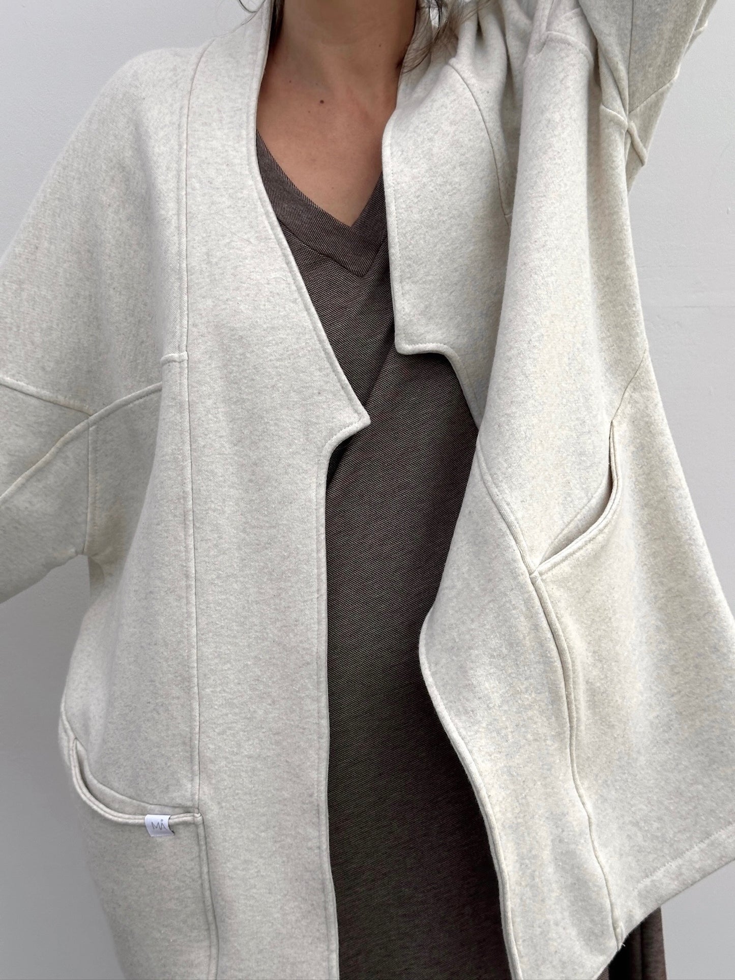 ESTI CHAQUETA OVERSIZE CRUDO