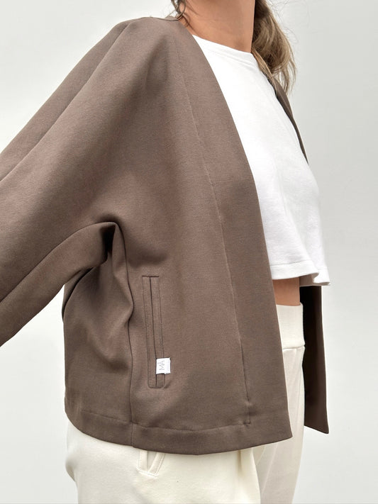 IRATI CHAQUETA CORTA MARRON