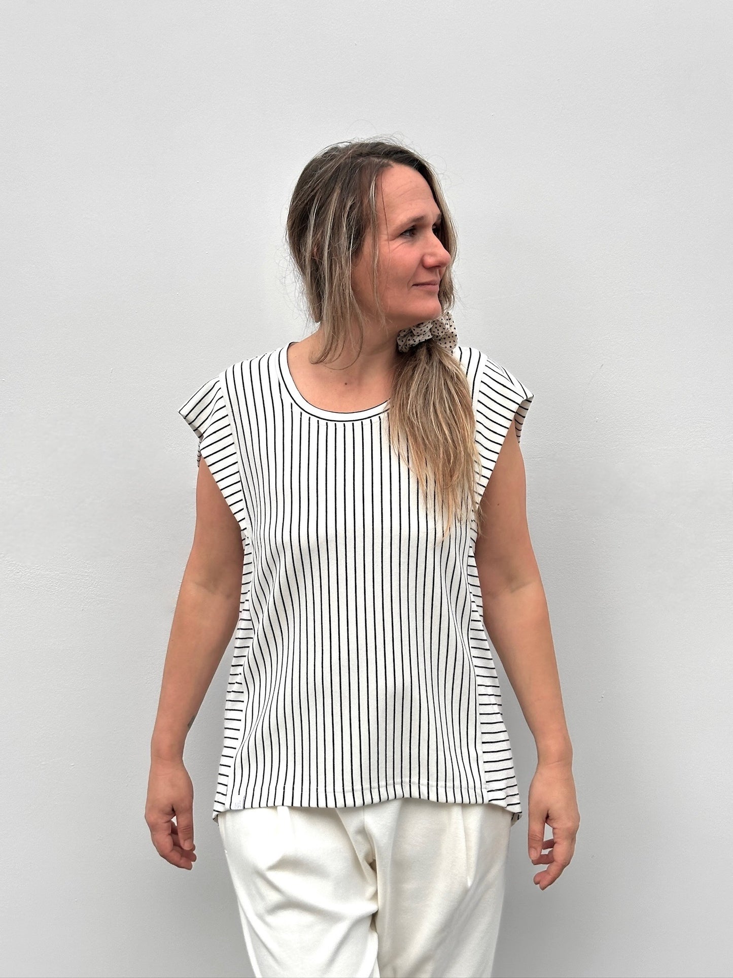UXUE CAMISETA RAYAS AZUL