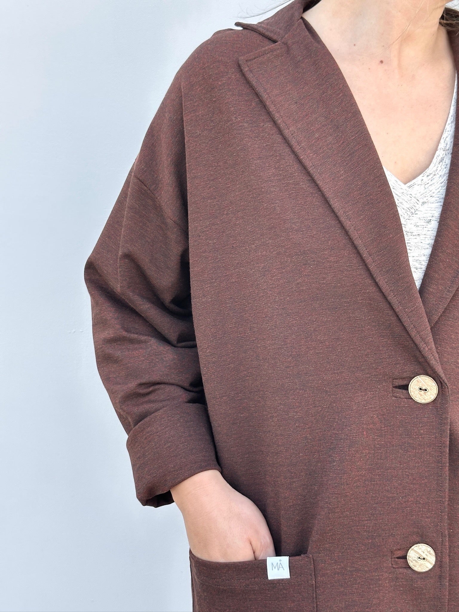 MAITE BLAZER MARRON