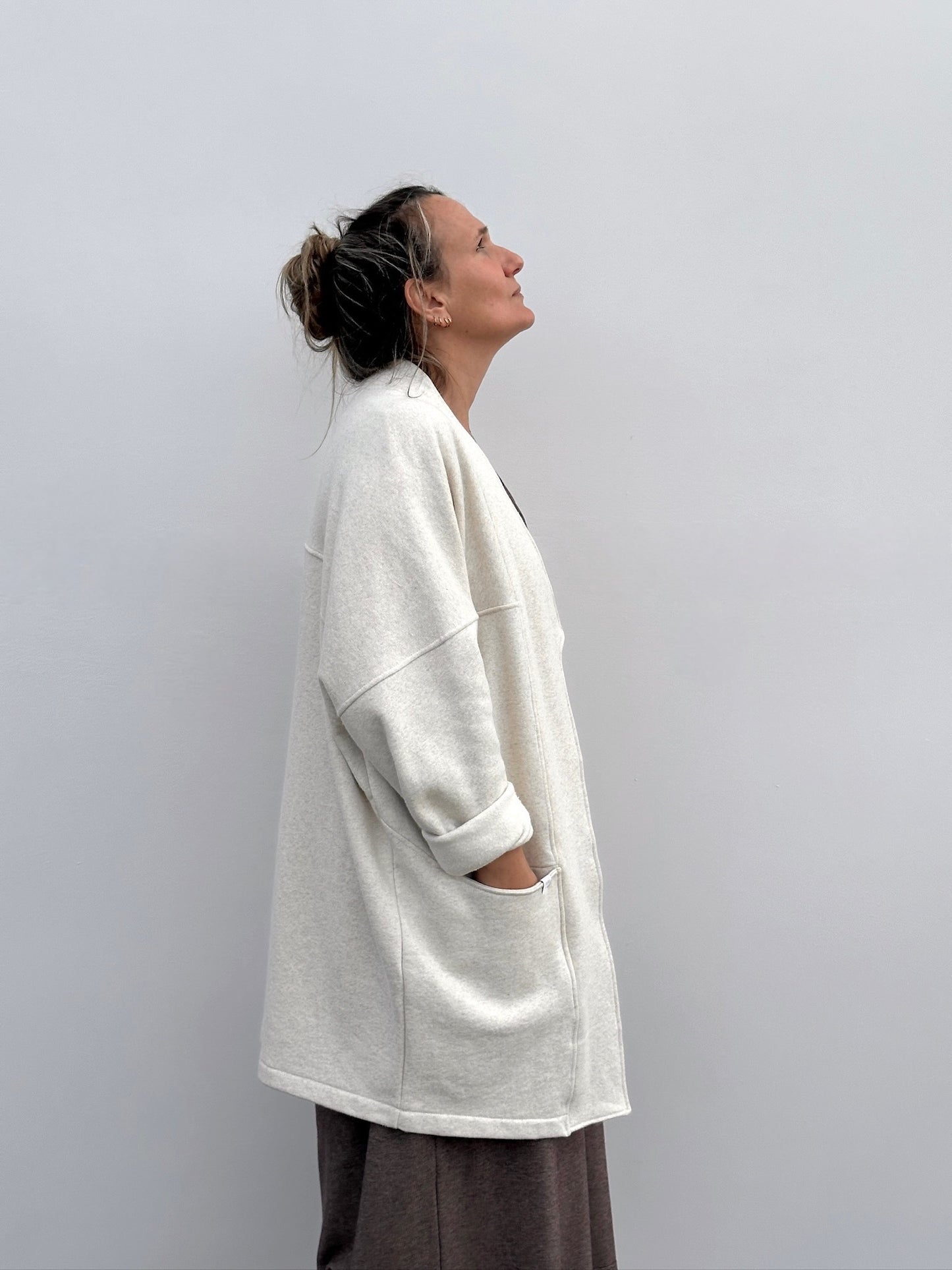 ESTI CHAQUETA OVERSIZE CRUDO