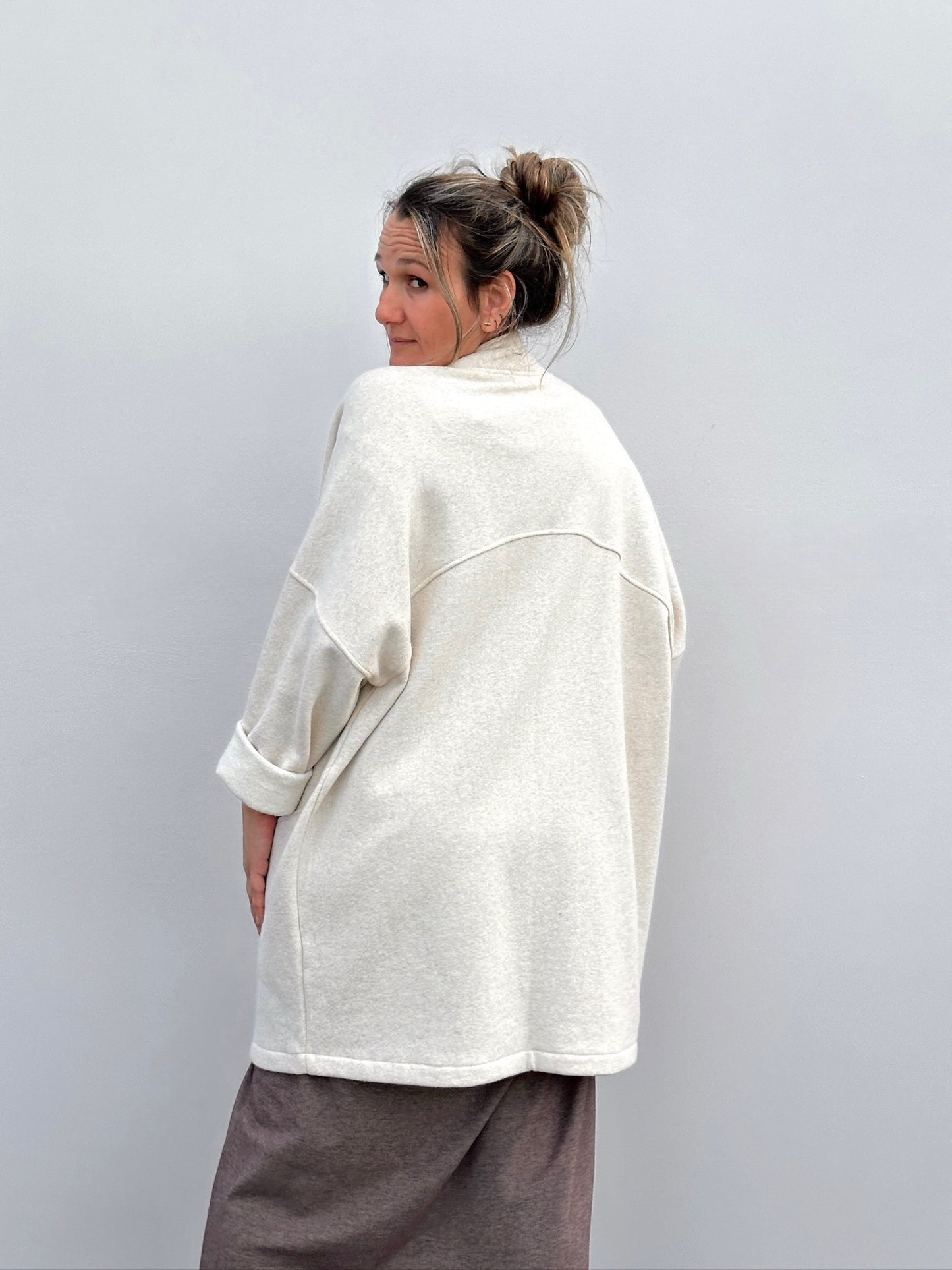 ESTI CHAQUETA OVERSIZE CRUDO
