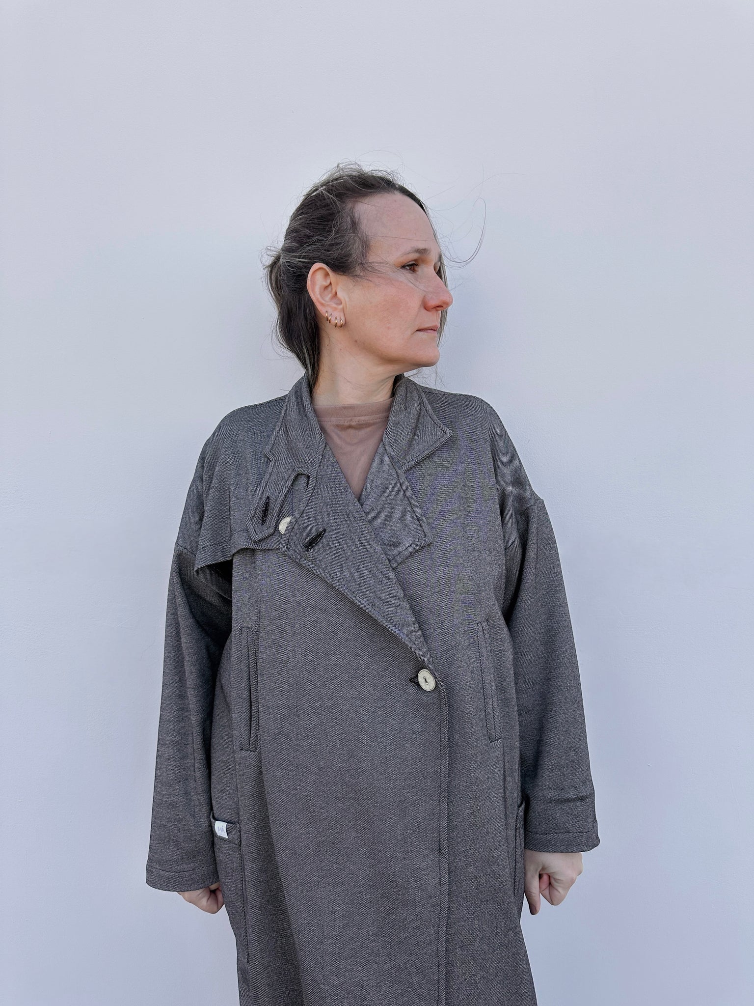 MALENE GABARDINA GRIS