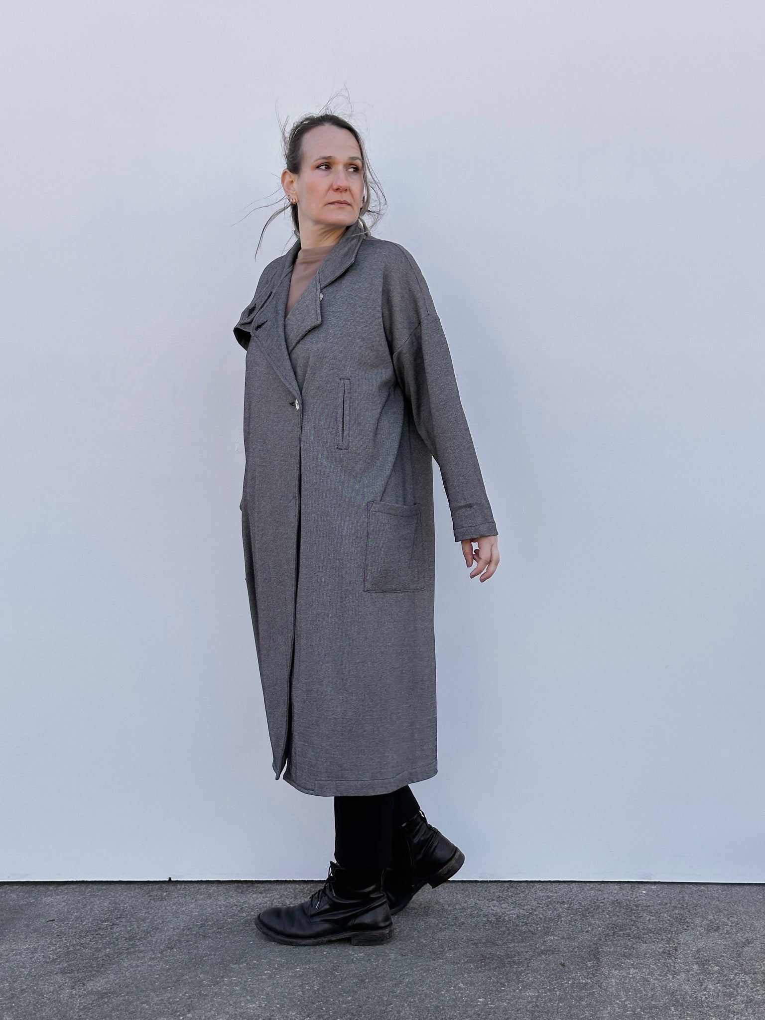 MALENE GABARDINA GRIS