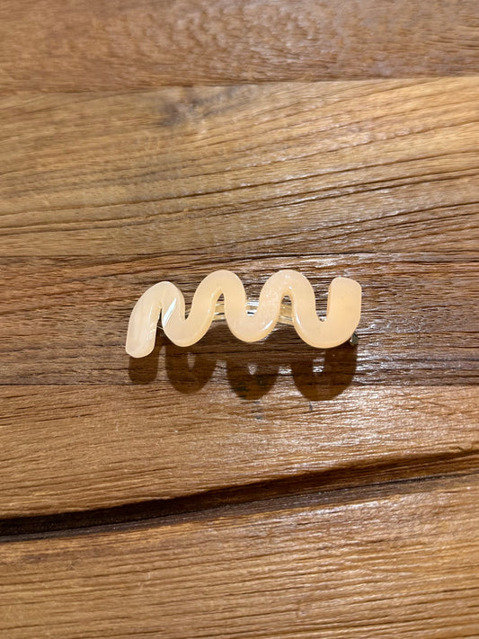 GANCHO DISEÑO ONDULADO ROSA