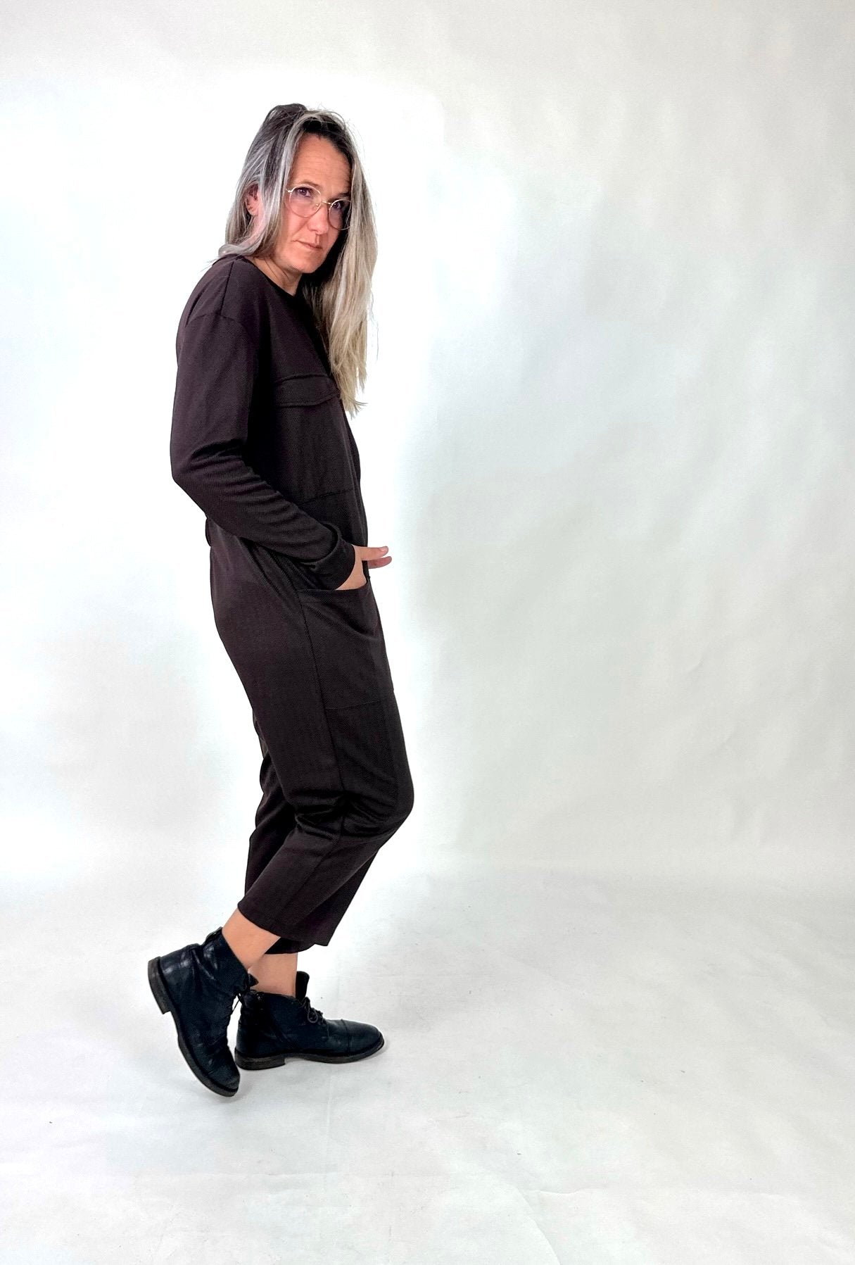 JUNKAL MONO ZIG ZAG MARRON