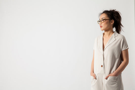 MHARTE MONO CORTO BEIGE