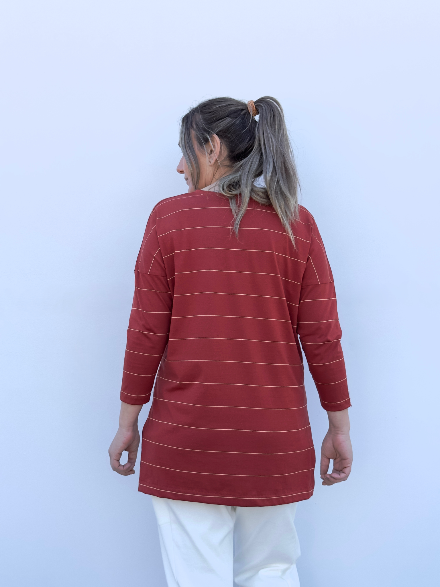 MADDI CAMISETA VINO RAYITA