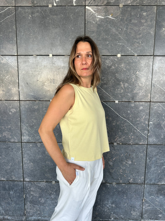 CROP TOP AMARILLO