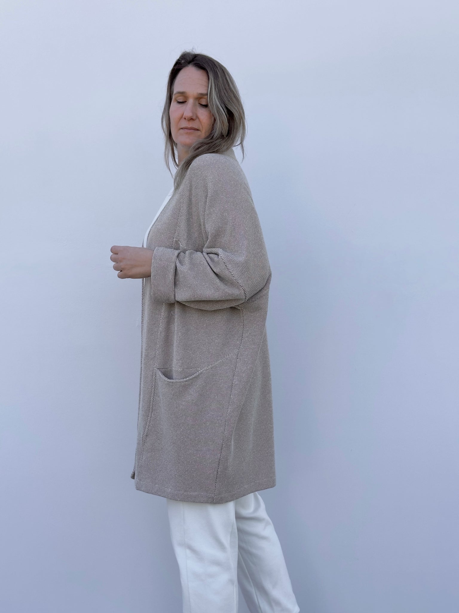 ESTI TXAKETA OVERSIZE BEIGE JASPEATUA