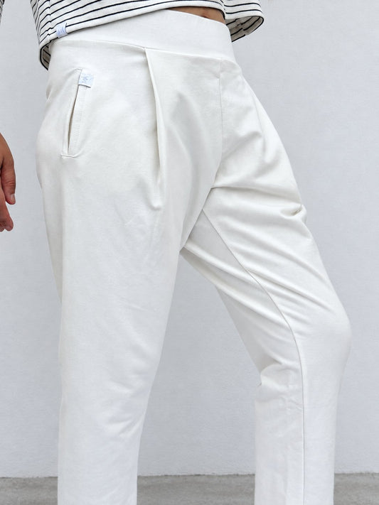 Pantalón Daniela blanco de Maider Alzaga, fotografía 1