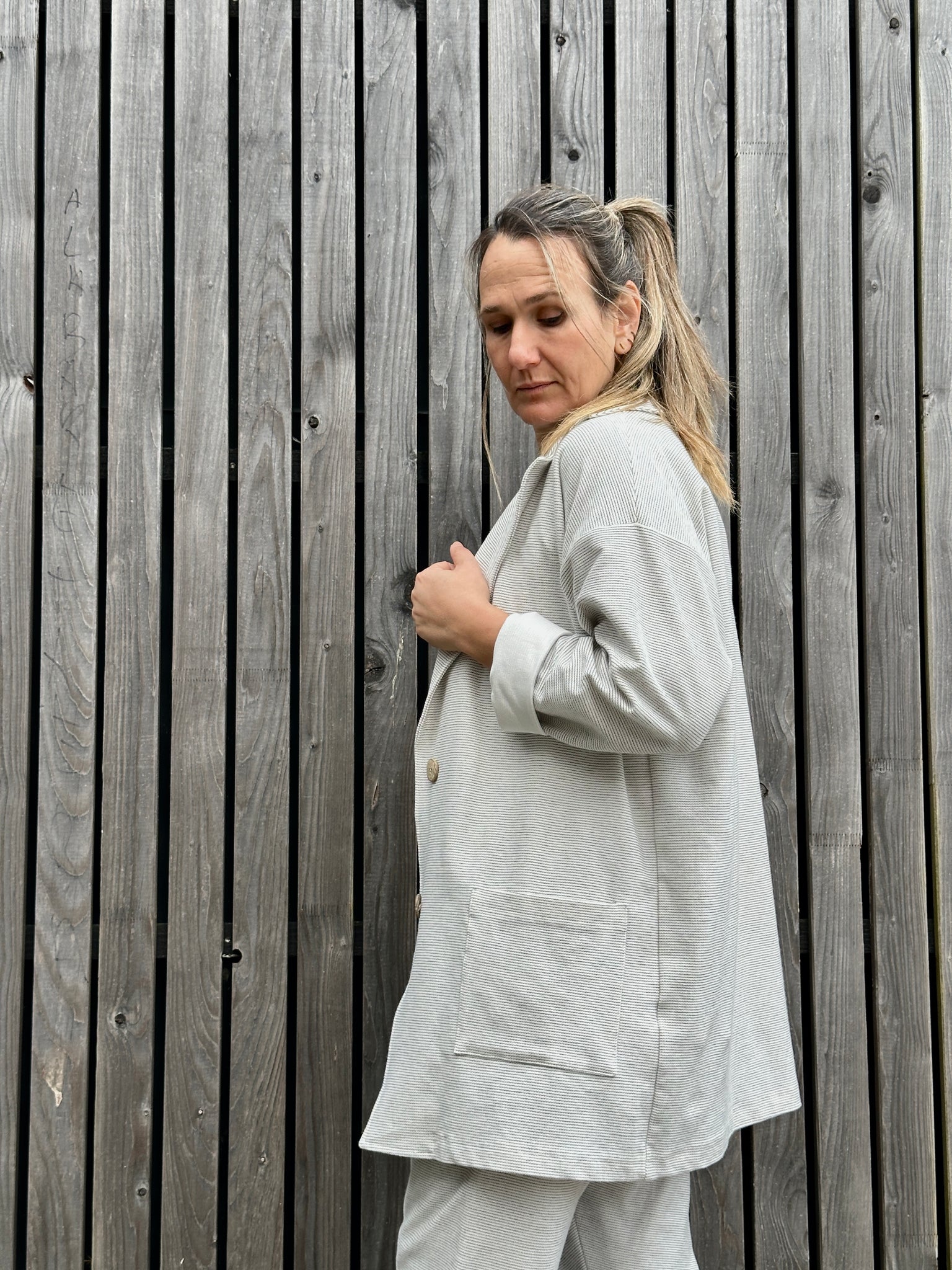 MAITE BLAZER BEIGE MARRADUNA