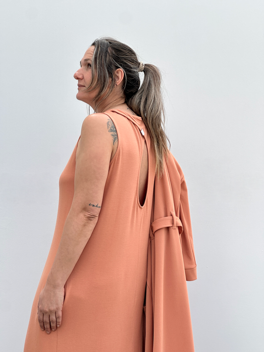 LAIA VESTIDO GOTA SALMON