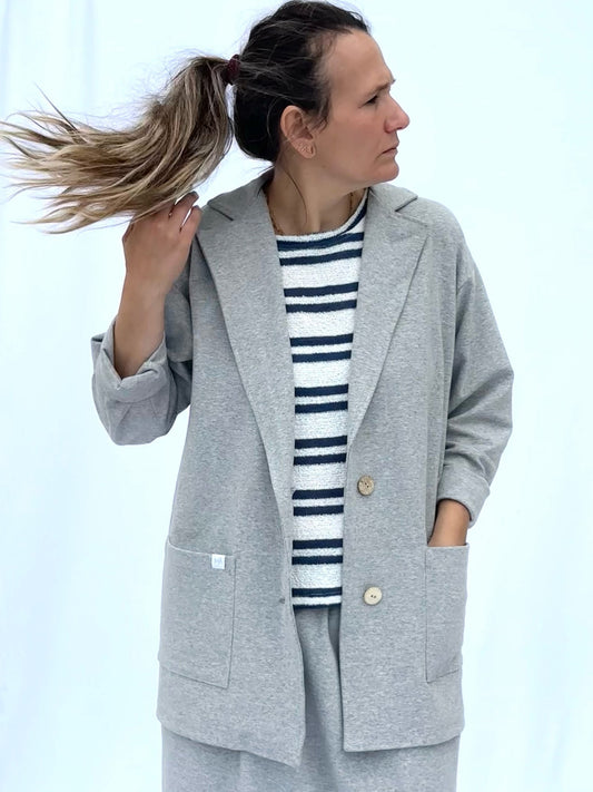 MAITE BLAZER GRIS CLARO