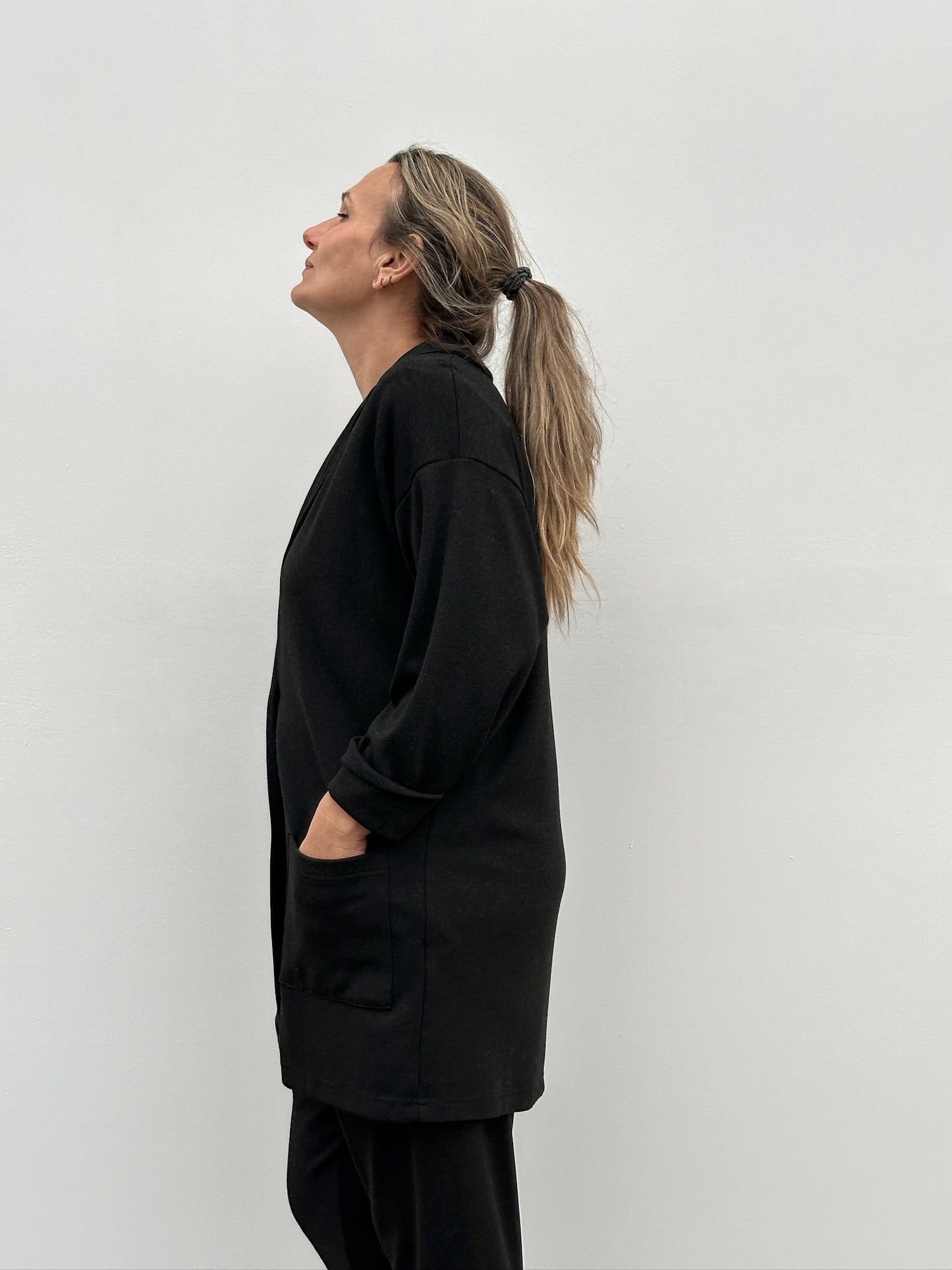 MAITE BLAZER NEGRO JASPEADO