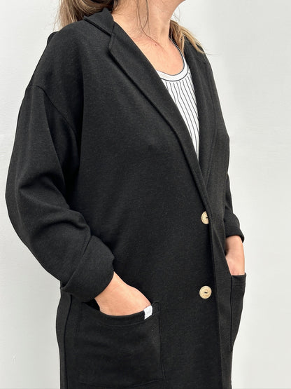 MAITE BLAZER NEGRO JASPEADO