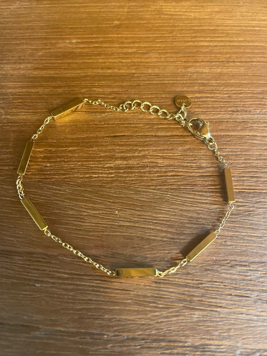 PULSERA DORADA CHAPA