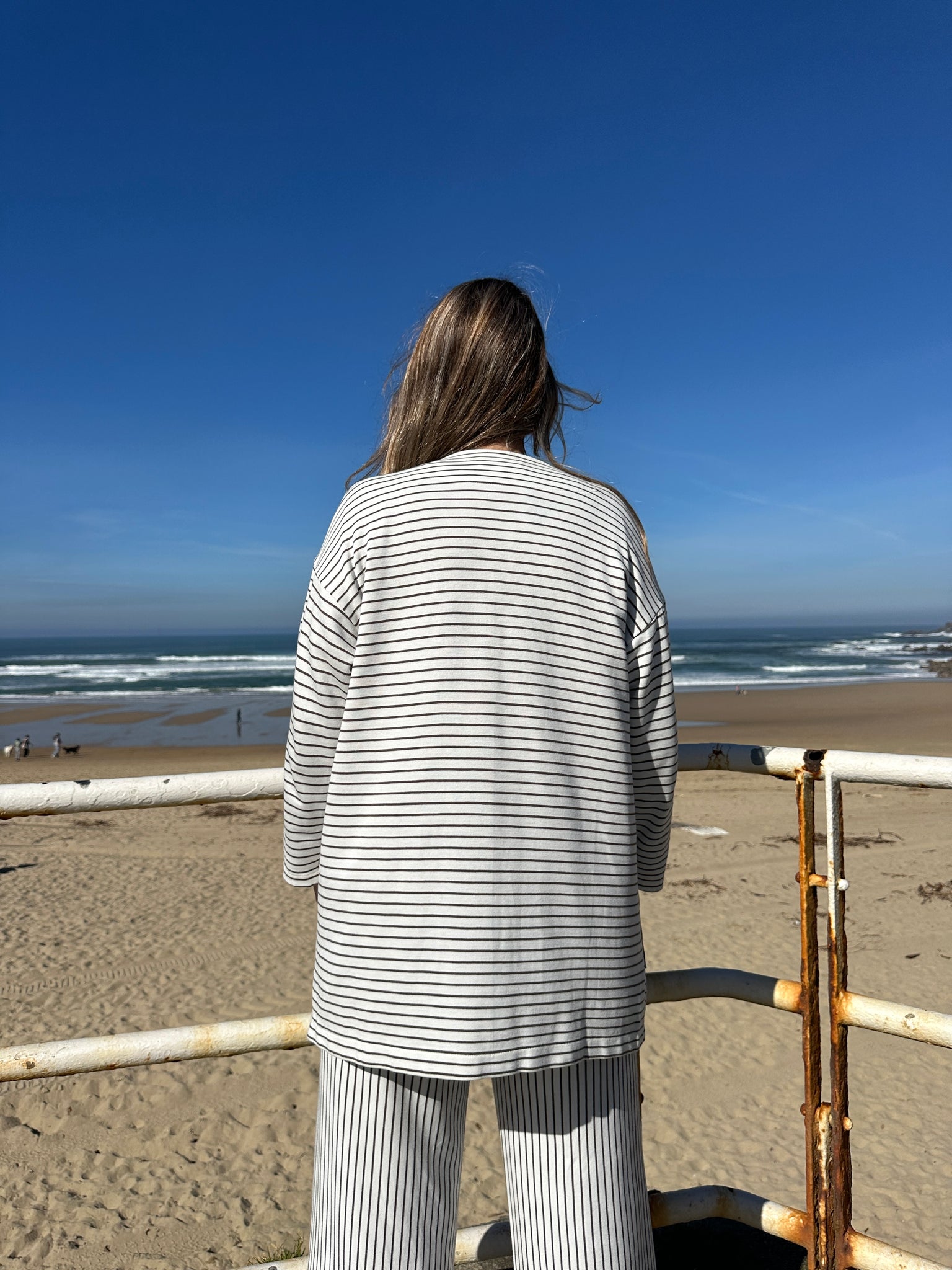 IRUNE CHAQUETA UDA RAYAS VERDE