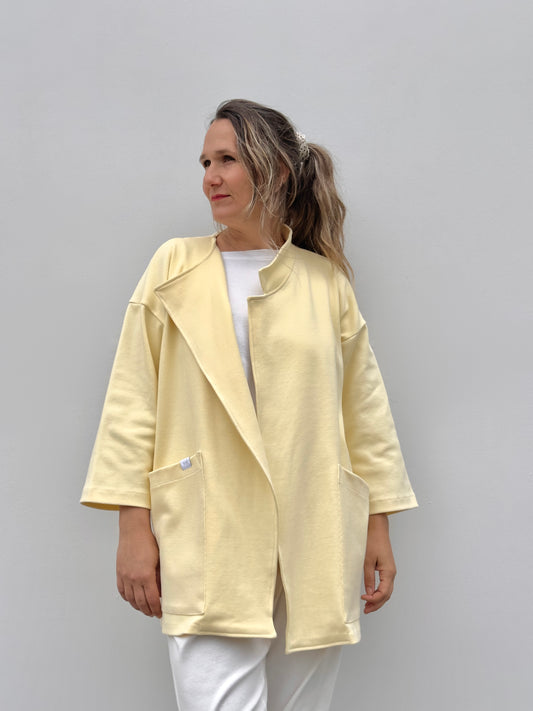 JARE CHAQUETA ASIMÉTRICA AMARILLO