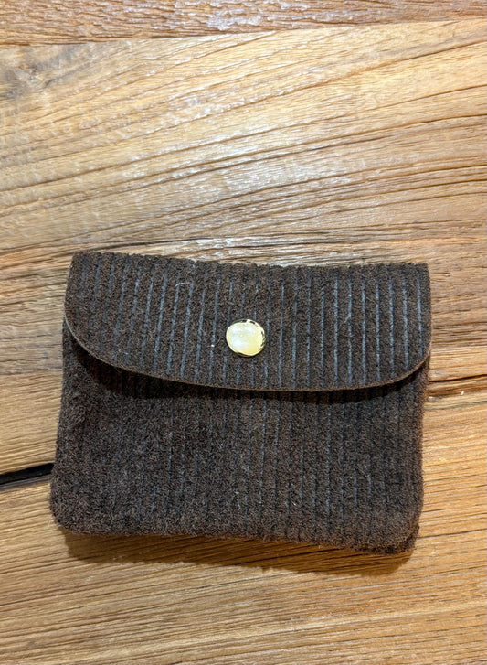 CARTERA PIEL MARRON PEQ.