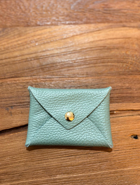 CARTERA PIEL MINI VERDE