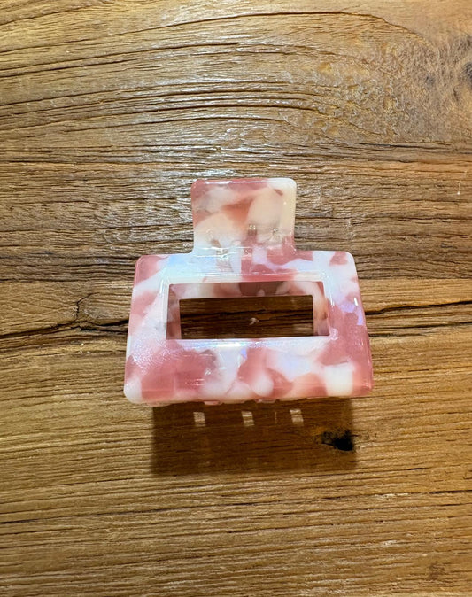 PINZA CUADRADA GRANDE ROSA