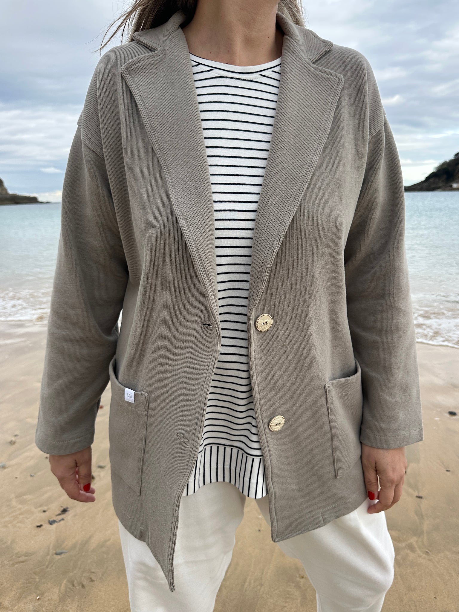 MAITE BLAZER BEIGE GRIS