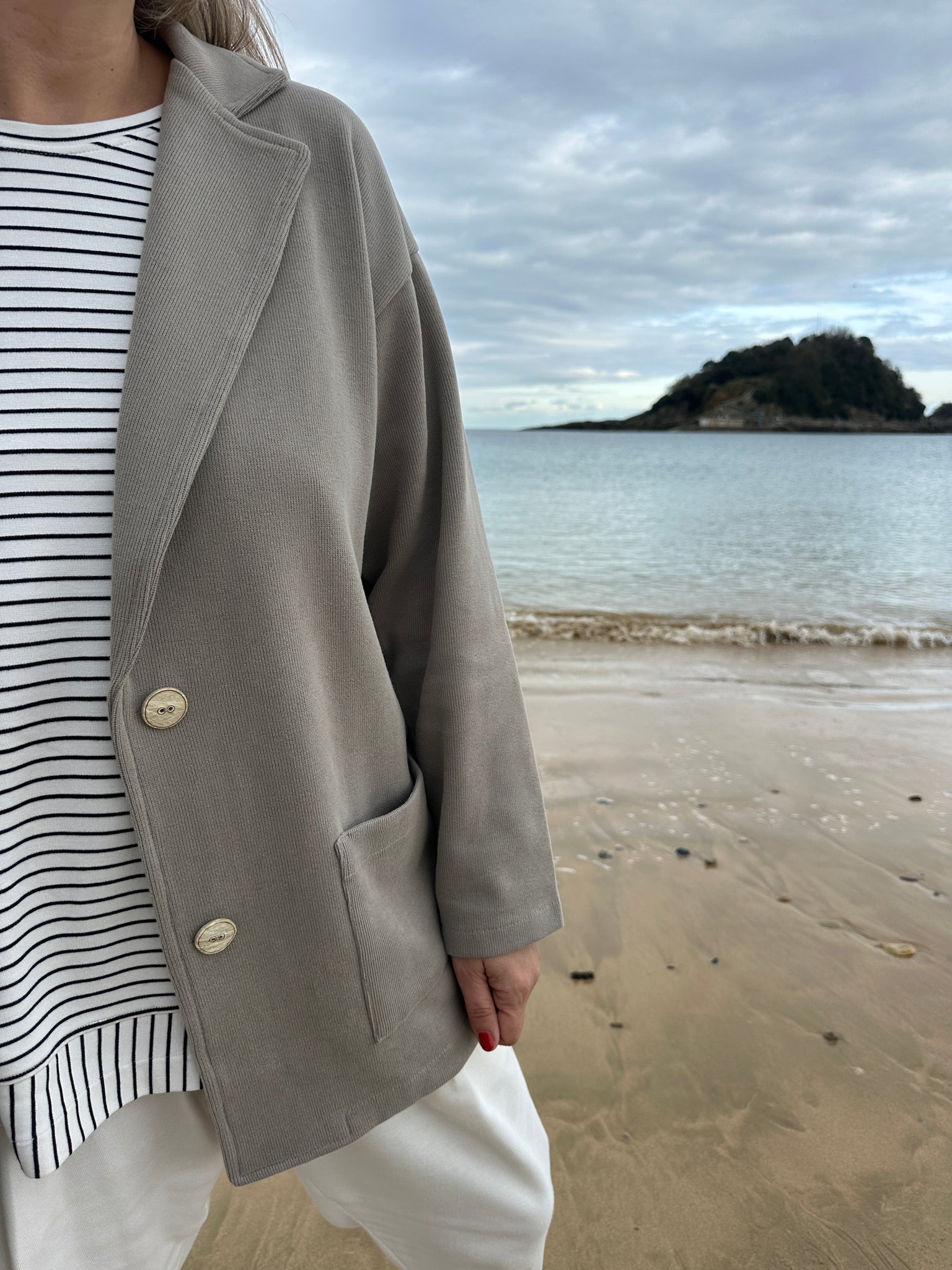 MAITE BLAZER BEIGE GRIS