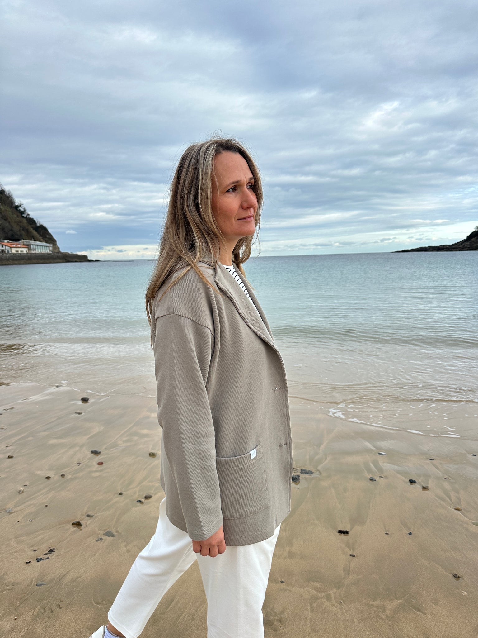 MAITE BLAZER BEIGE GRIS