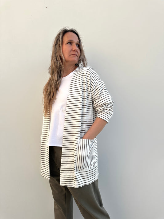 IRUNE CHAQUETA UDA RAYAS VERDE