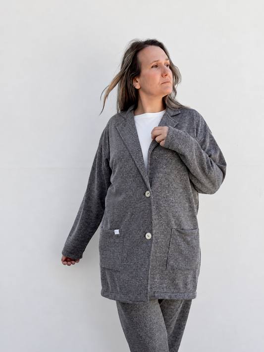 Blazer Maite canale gris de Maider Alzaga, fotografía 1