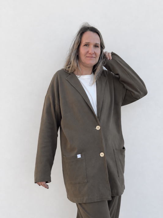 Blazer Maite verde de Maider Alzaga, fotografía 1