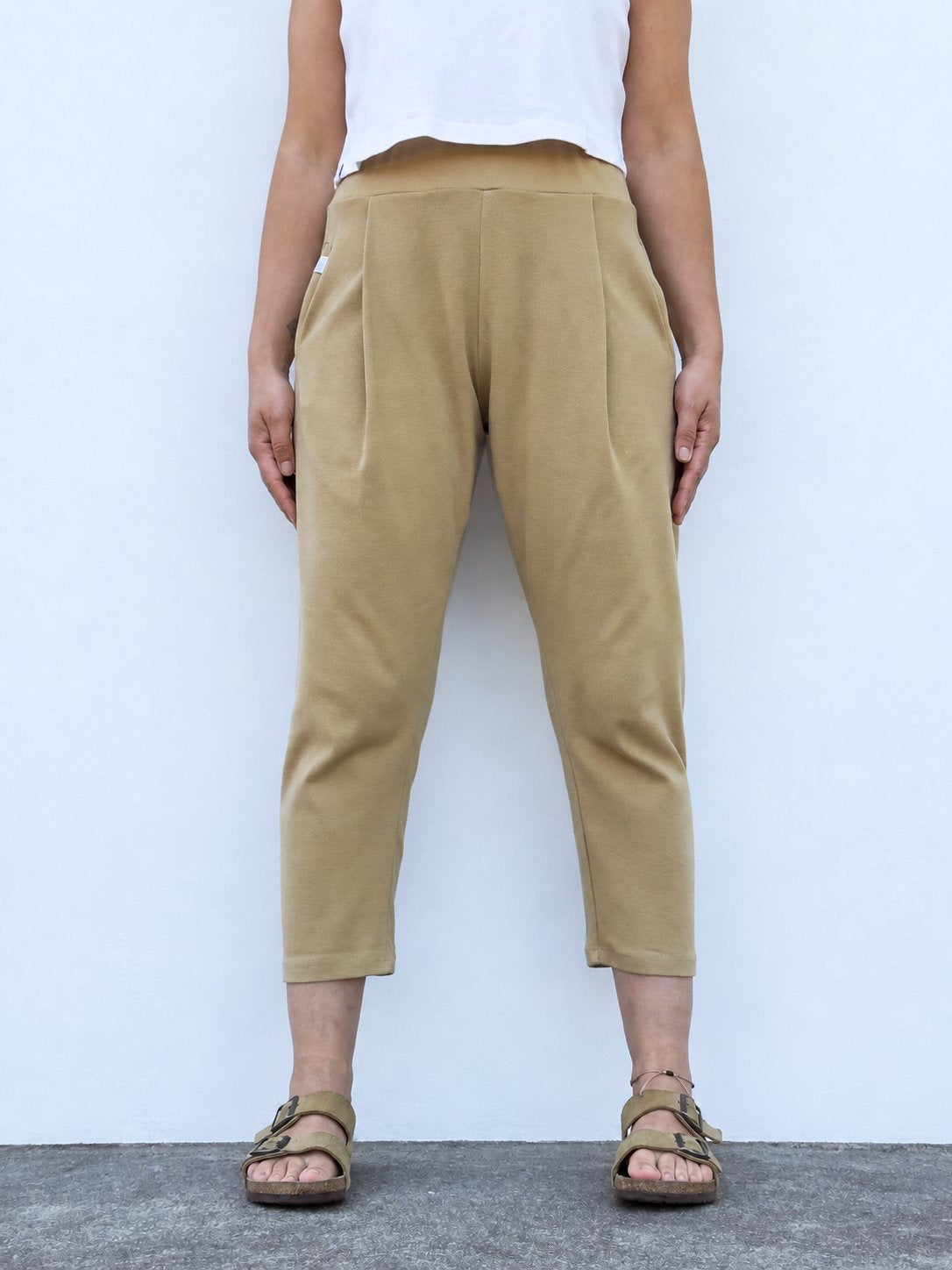Pantalón Daniela beige de Maider Alzaga, fotografía 3