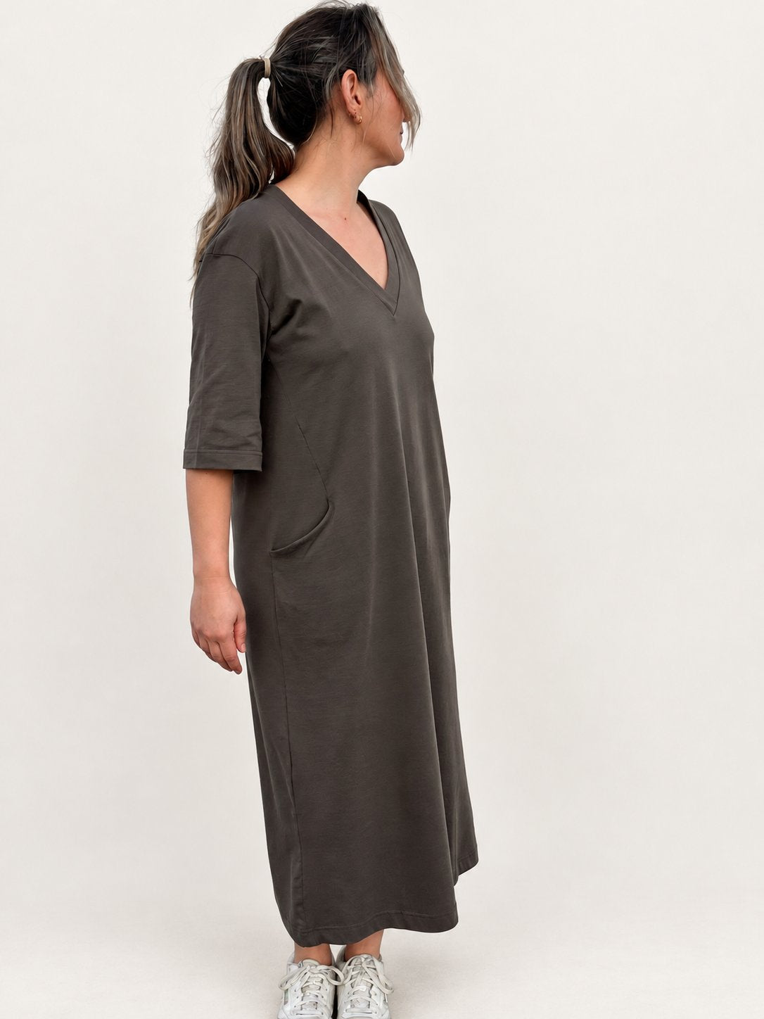 SAIO VESTIDO VERDE de Maider Alzaga, fotografía 3.