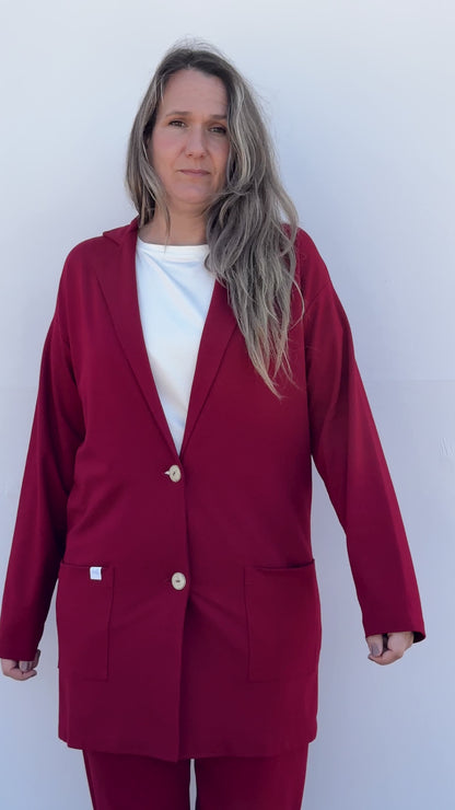 MAITE BLAZER BURDEOS