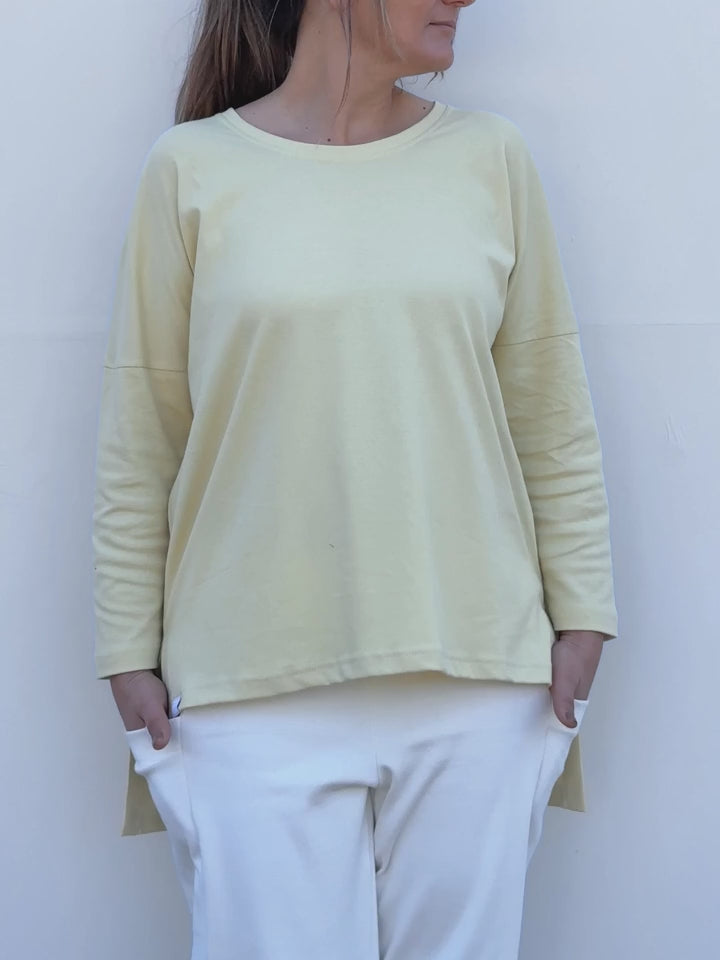 Camiseta Maddi amarillo de Maider Alzaga, vídeo de la prenda