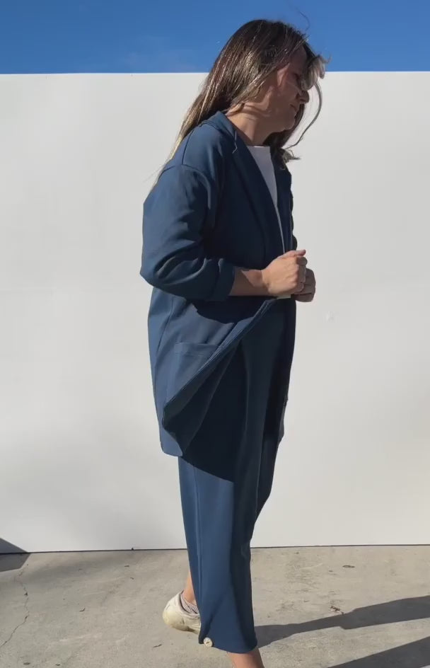 Blazer Maite azul de Maider Alzaga