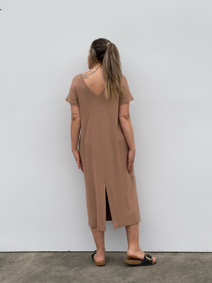 IZARO VESTIDO ESPALDA EN V